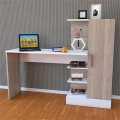 Unique Design Study Desk & Computer Table with Large Storage & Multiple Shelves - CT0016. 