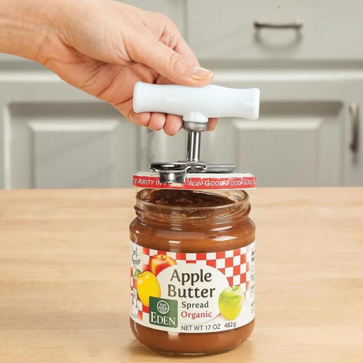 Stainless Steel Can Opener Kitchen Bottle Tin Jar Adjustable Manual Easy Tool
