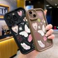 100%new celebrity trend+In stock+COD Korean Cute INS Butterfly Silicone Phone Case For iPhone 14 Pro Case iPhone 15 13 11 12 Pro Max X XR XS 7 8 15 14 Plus SE Cover. 