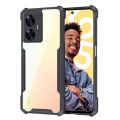 For Realme C55 Clear Acrylic TPU Frame Back Cover for Realmi C55 6.72 inch Case Magnetic Holder Ring Shockproof Armor. 