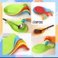 Spoon Uniquely Designed Spoon Rest for Kitchen Counter - BPA Free Food Grade Material Spoon Holder for Cooking Spatula, Ladle & Brush - Multipurpose Kitchen Tool. 