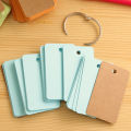 1Pc 230 Sheets Binder Memo Pad Ring Kraft Paper Sticky Notes School Stationery. 