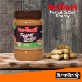 DewDrop NewYorker Peanut Buttèr Natural Chunky Spread 510 g Jar. 