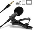 PROFESSIONAL LAVALIER MIC - Microphone -30dB ± 2dB  - 1.5m PVC Wire - 3.5mm Jack. 