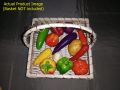 Pack of 8 - Thermocol Artificial Vegetable & Fruit for Decoration (Decorative Random 4 Pcs Vegetables & 4 Pcs Fruits). 