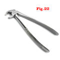 Premium High Quality Stainless Steel Dentist Tooth Extracting Forceps Dental Pliers For Lower Molars Hawks Bills Extraction Tools Fig.22. 