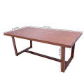 Trapezoid 8 Person Dining Table. 