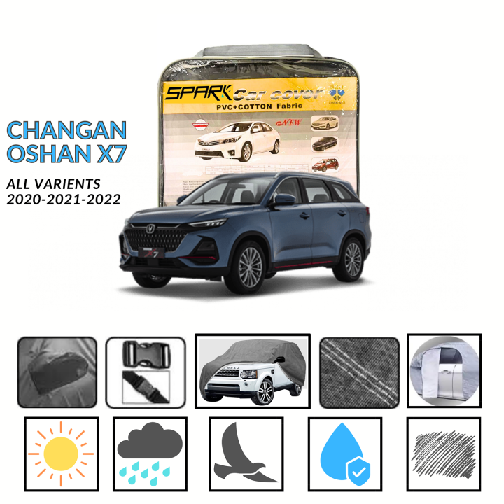 CHANGAN OSHAN X7 Car Top Cover| High Quality Water Proof Top Cover for Car  | PVC Cotton Fabric Car Cover | Genuine Luxury Car Top Cover
