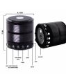 Ws-887 Bluetooth Speaker, Built-in Rechargeable Battery (Connect With All Bluetooth Devices).. 