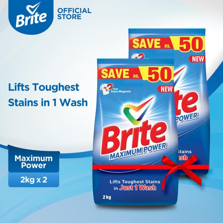Double Power Bundle - Brite Maximum Power 2kg x 2