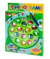 Fishing Game Toy Set with Rotating Board with Music On/Off Switch for Quiet Play, Includes Fishes and Fishing Poles, Safe and Durable Toy for Toddlers and Kids - 15 Pcs , 45 pcs Fishes ,Learning and Educational Fishing Game Toy With Light  + Free Cod. 