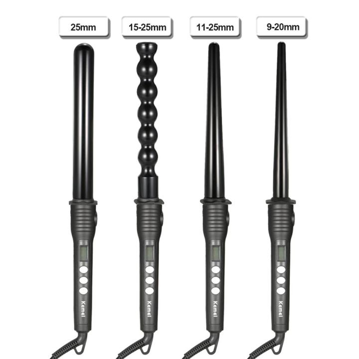 Kemei%20Hair%20Curler%204%20in%201%20Curling%20Iron%20Removable%20Curler%20Roller%20Conical%20&%20Gourd-shaped%20Curling%20Wand%20Electric%20Hair%20Styler%20Curls%20-%20Image%205