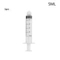 1/5pcs High quality 5~100ml Cat feeding tools Liquid Dispenser Plastic Syringe Measuring Syringes Transparent Screw Type. 