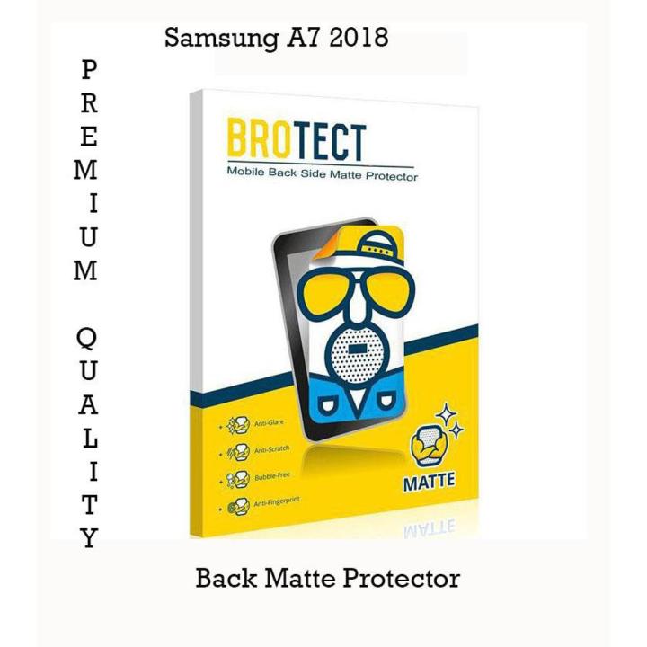 Samsung A7 2018 Back Matte Protector For Samsung A7 2018 - Back Matte Protector - Matte Protector