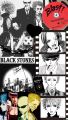 Nana Osaki stickers A5 uncut , anime punk , Black Stones, Tokyo. 