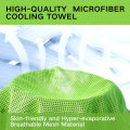 Instant Chill Microfiber Cooling Towel with Carabiner Case | Perfect for Sports, Yoga, Gym, and Outdoor Activities. 