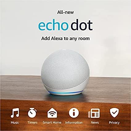 Amazon Echo Dot (4TH & 5TH Generation) | Smart speaker with Alexa