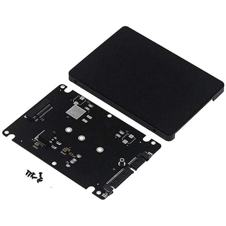 M.2 NGFF to 2.5 Inch SATA SSD/MSATA to SATA Adapter Card Case