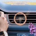 BMW Mini Steering Wheel Car perfume Long lasting Fragrance For AC Grill Circle Shape Air Conditioner. 