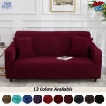 5 Seater (3+1+1) Sofa Cover Set Jumbo, Standard Size 5 Seater Sofa Cover Stretchable Jersey Solid Color Elastic Fitted Sofa Covers & Couch Covers. 