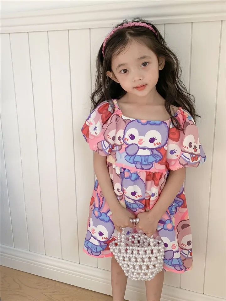 2024 Summer New Children s Clothing Girls Summer Dress Little Girl Korean Style Children Baby Girl Princess Dress Daraz.pk