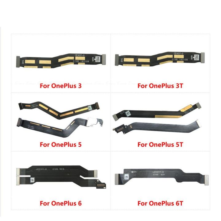 Lcd Main Board Motherboard Connection Flex Cable Parts For OnePlus 3 3T 5 5T 6 6T