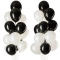 Black And White Happy Birthday Theme Decoration Kit Combo 38pcs. 