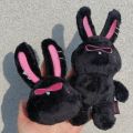 Kpop Idol ATEEZ Mito Doll Cute Seonghwa Animals Plush Doll Black Bunny Stuffed Toys. 