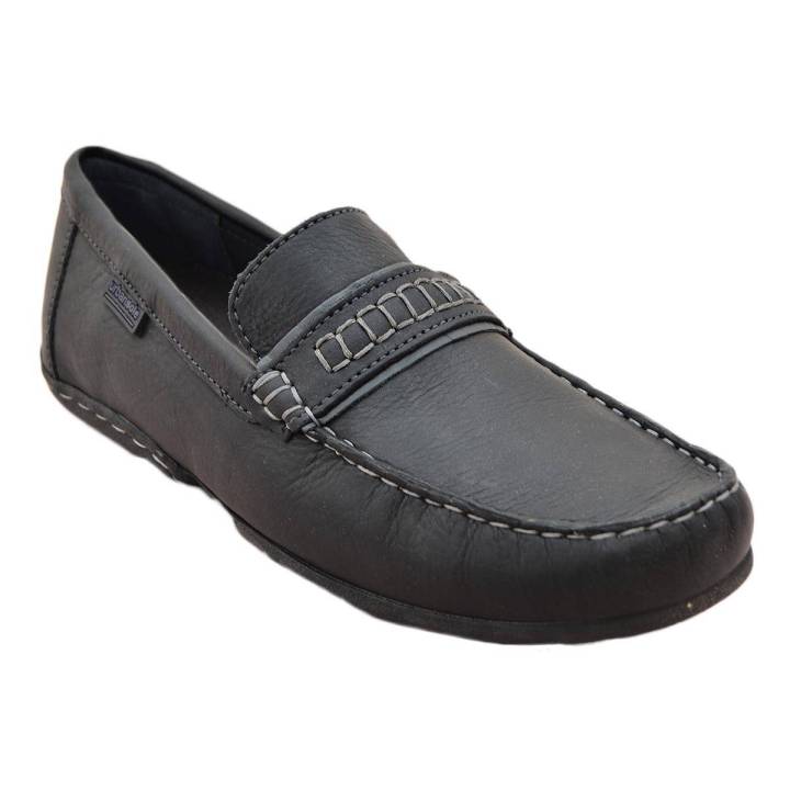 Urban Sole - Black Casual Moccasin for Men - 606004