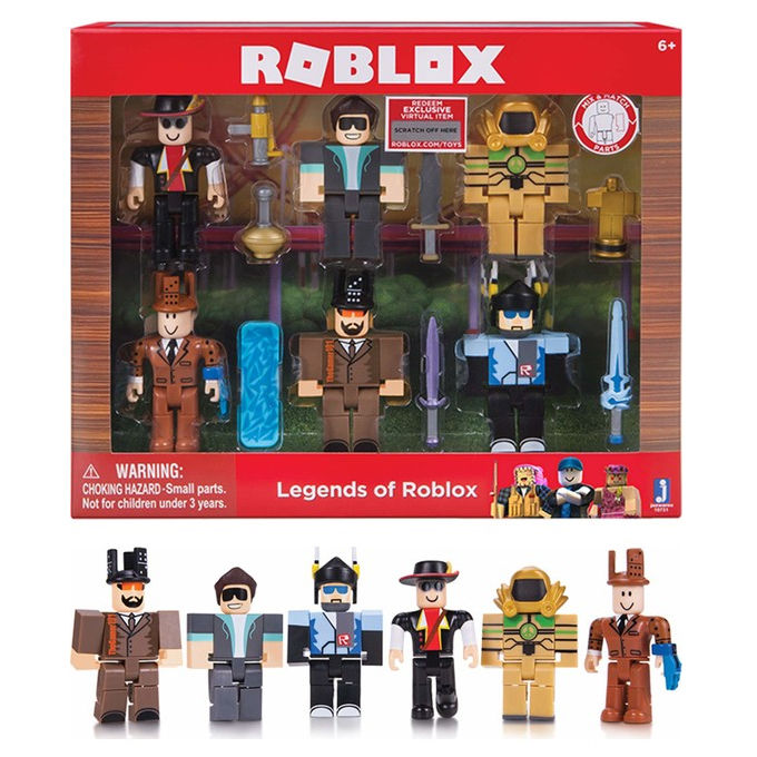 Roblox Legends Of Roblox 6-Piece Set - Six Famous Characters From The World of Roblox and Create Your Own Creative Adventures