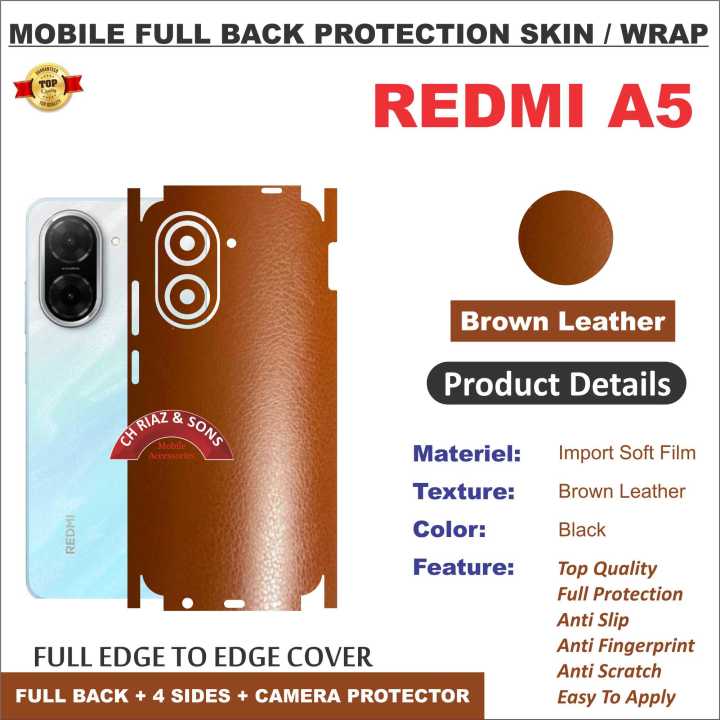 Redmi%20A5%20FULL%20BACK%20360%20premium%20Protection%20Skin%20Wrap%20/%20Protection%20Sticker%20With%204%20sides%20and%20camera%20Protection%20full%20cover%20Premium%20Quality%20-%20Image%208