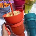2-in-1 Snack Drink Cup 1pc Popcorn Water Cup Stadium Tumbler 2 in 1 Snack Drink Straw Leakproof Reusable Cinema Beverage. 