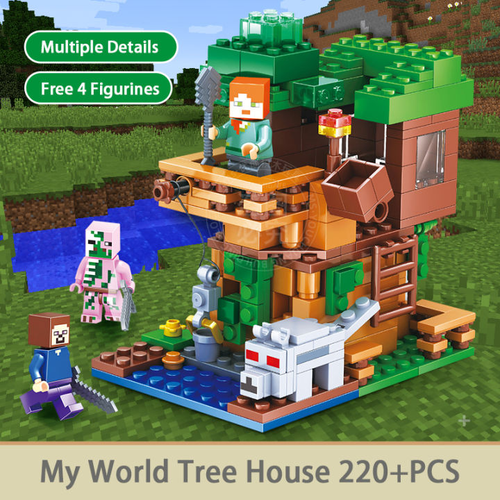Lego%20minecraft%20Village%20Toy%20Building%20Blocks%20Birthday%20Gifts%20For%20Kids%20-%20Image%208