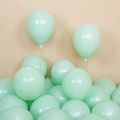 Pack of 30pcs 10inch long Angori Green Matte Latex Pastel Balloons Angori/Graps Balloon for birthday Paper craft exprasive wedding Holiday Family Gathering Party Decorations Helium Balloon Bridal Shower Party. 