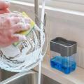 liquid soap dispensers Scrubbing Liquid Detergent DispenserPresstype Liquid Soap Box Pump Organizer Kitchen soap dispenser Sponge. 