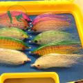 Royal Sissi 8 optional colors fly tying Flash N Slinky fiber long shimmer hair fuzzy fiber baitfish streamer fly tying materials Moonlight. 