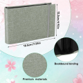 2 Pack Small Photo Albums, 6x4 Slip in Photo Albums 200 Photos Mini Flip Photo Book Album Portable Cover Memory Blue. 