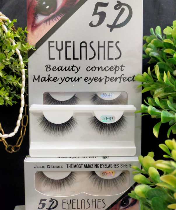 5D Eyelashes || Reusable Natural False Eyelashes || Mink & Soft Synthetic Eyelashes || Dramatic Volume Eye lashes