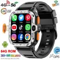 Android Smartwatch for Men - 4/64GB, GPS, Dual Camera, NFC, WiFi. 