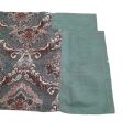 Bolster Jacquard Velvet Pair Cover - Large [2 PCs]. 
