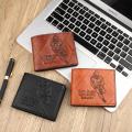 PU Mens Sports Theme Bifold Wallet Fashion Choice for Retired Men Great Gift for Him Rugby Fan. 
