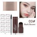 Professional Eyebrow Stamp Shaping Kit With Eyebrow Trimmer Tools Brush Eyebrow Powder Stick Hair Line Contour Cosmetics Make Up. 
