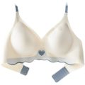 New Underwear Women's Heart-Breaking Thief Seamless Breast Holding No Steel Ring Big Breast Small Push up Comfort Ladies Bra. 