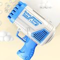 Bubble Machine Automatic Electric Gatling Bubble Guns Bubble Maker 32 Hole Bubble Gun With 1 Liquid Bottle Outdoor Fun Kids Toys for Boys and Girls /  Pack Of 5 Pcs Bubble Liquid 10ML (NOT INCLUDED). 