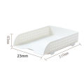 File Storage Tray Stackable File Storage Rack A4 Paper Box Stationery Shelf. 