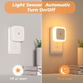 Sensor LED Night Light For Room With Smart Auto ON / Off Led Lamp Kids Bulb Bedroom Cabinet Bathroom Hallway Stairways Or Any Dark Soft Brightness Mini Square Control Energy Saving Sleeping Kid's Corridor Bedrooms Stairs Dusk To Dawn Backlight. 