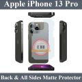 Apple iPhone 13 Pro Complete all Sides Border Protector + Back Matte Protector For Apple iPhone 13 Pro. 