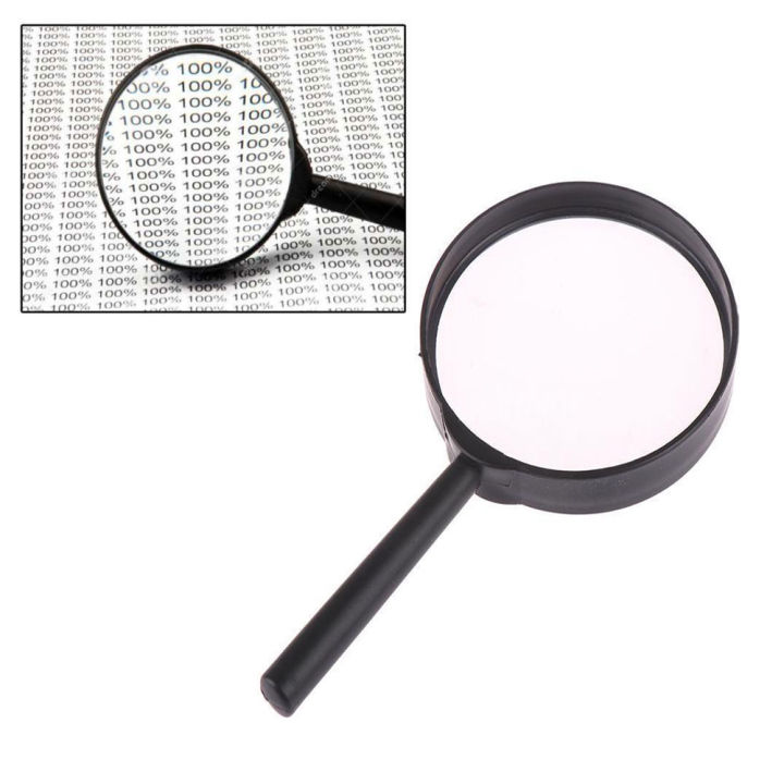 Magnifying%20Glass%20Handheld%20Magnifier%20Glass%20Zoom%20Magnification%205x%20Lens%20For%20Reading%20And%20Other%20Uses%20/%20Color-Black%20-%20Image%205