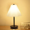 Retro LED Pleated Table Lamp USB Charge Warm Light for Study Bedside Lamp Girls Room Decor Night Light Kids Christmas Home Decor. 