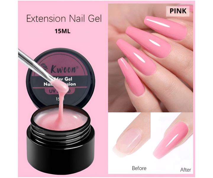 Kween%2015%20ml%20Builder%20Gel%20for%20Gel%20Nails,%204-in-1%20Nail%20Extension%20Gel%20Glue%20Nail%20Strengths%20Nail%20Manicure,%20UV%20Builder%20Gel%20Nail%20Gel%20Builder%20Poly%20Nail%20Quick%20Extension%20Building%20-%20Image%205